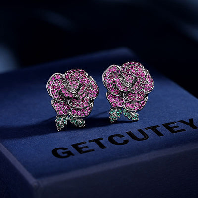 Flower Camellia Earrings