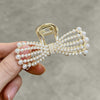 Fashion style pearl diamond shark hairpin