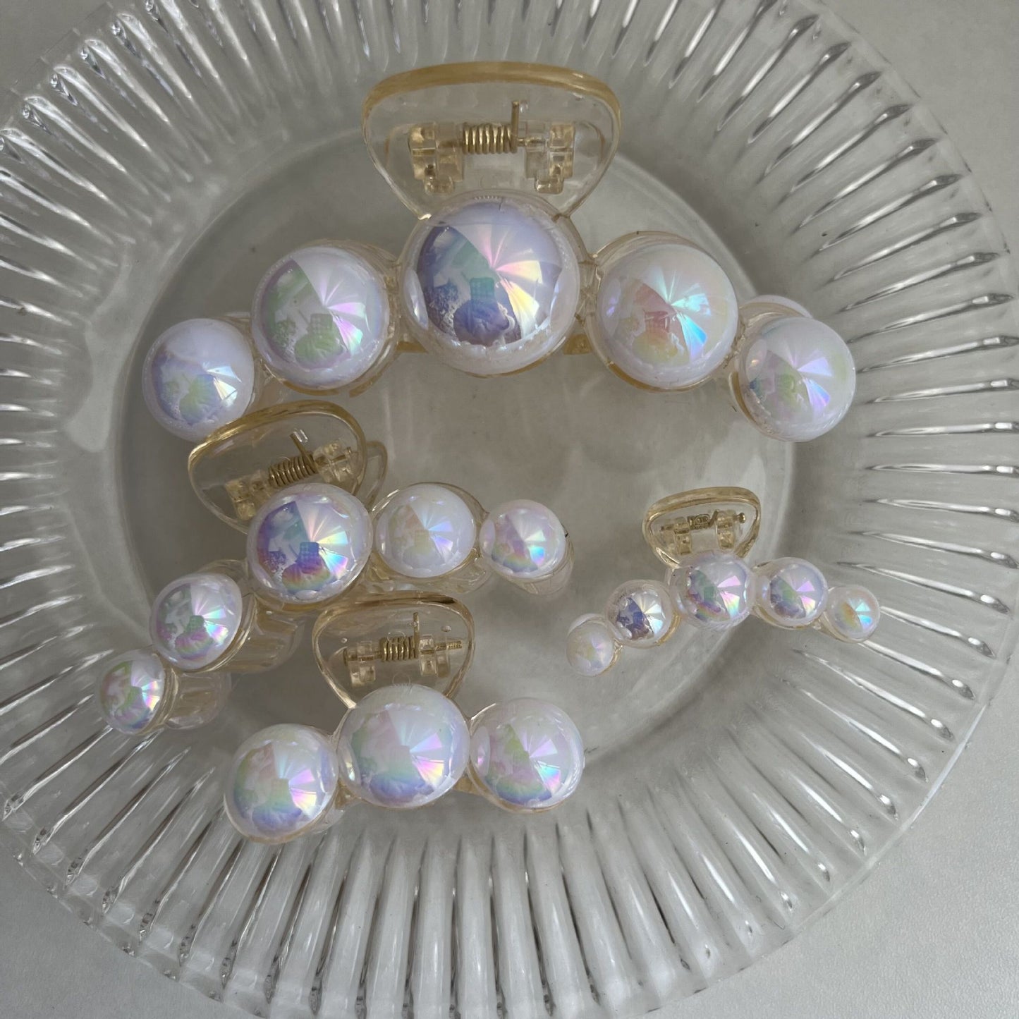 Dazzling Pearl Hair Clips