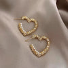 S925 Silver Needle Fashion Love Pearl Delicate C-shaped Earrings
