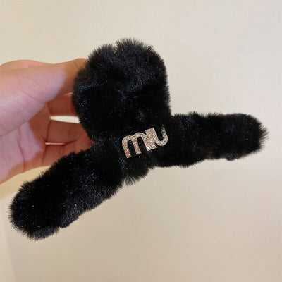 Large hairy letters Hair Clips