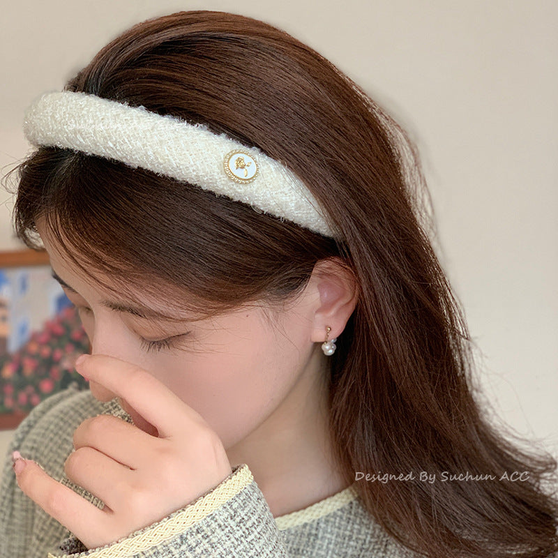 Vintage French Camellia Hair Bands