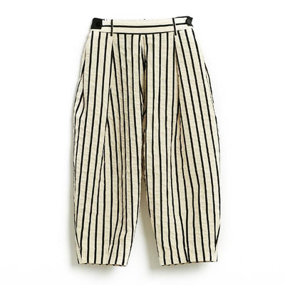 Plus Size Stripe Casual Harem Pants