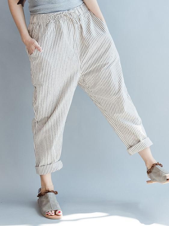 Loose Comfortable Lace-up Haroun pants