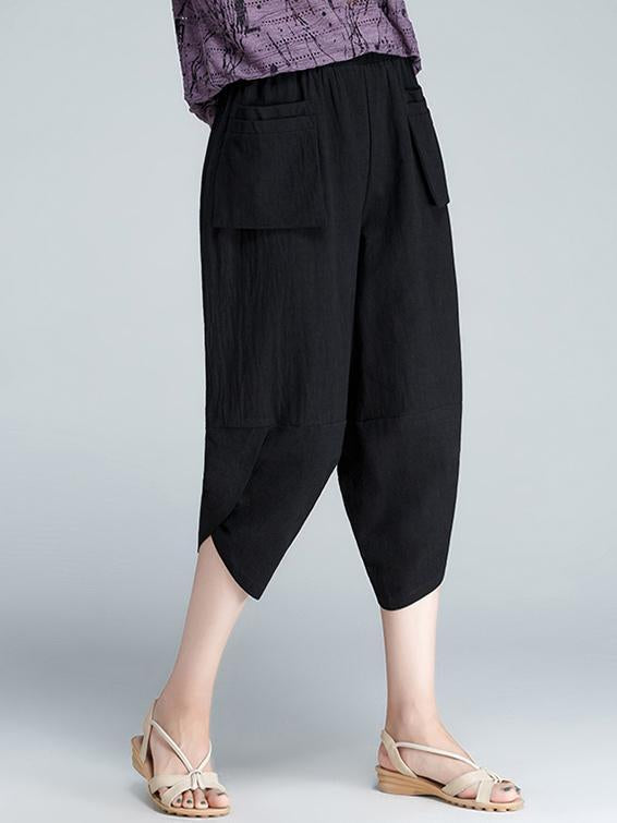 Loose Comfortable Folk Pants