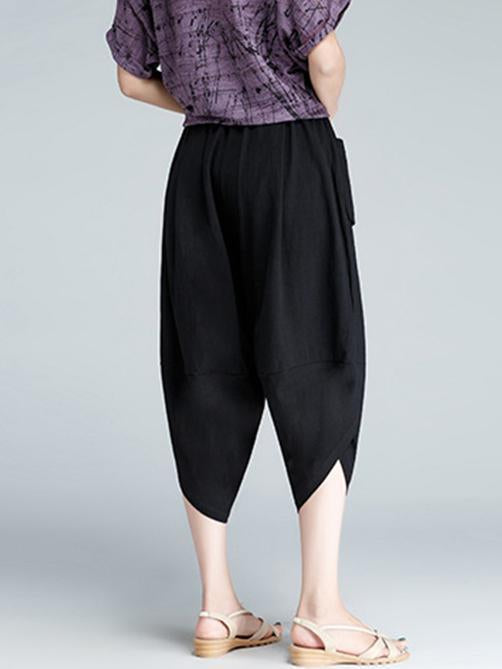 Loose Comfortable Folk Pants