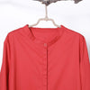 Women Spring Casual Solid Cardigan Long Sleeve Shirt