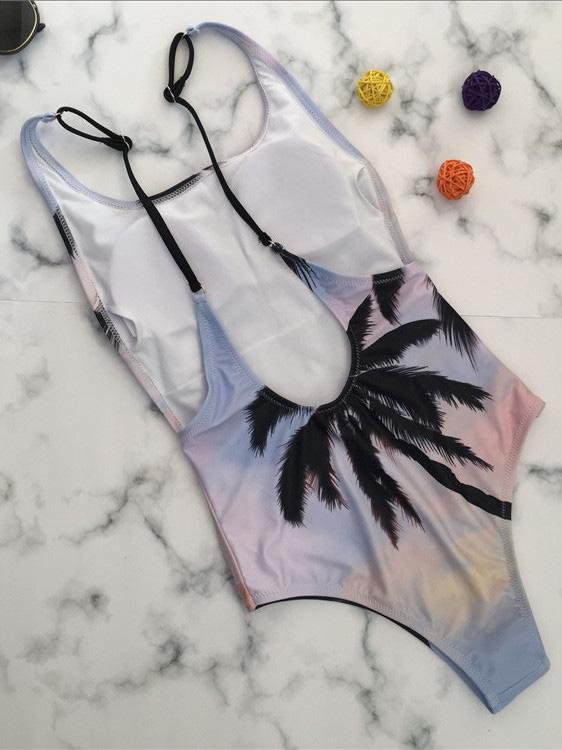 Coconut Printed One-piece Swimsuit