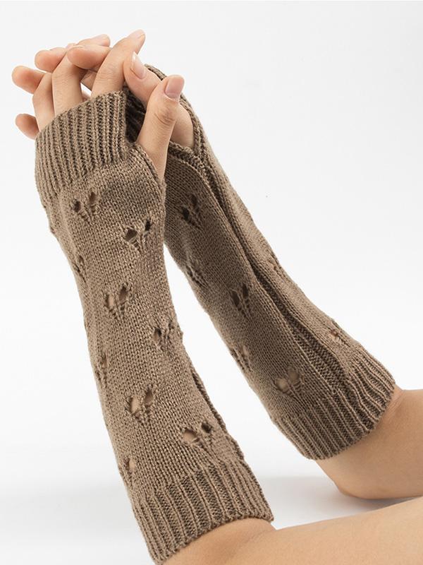 Knitted Hollow 6 Colors Sleevelet Accessories