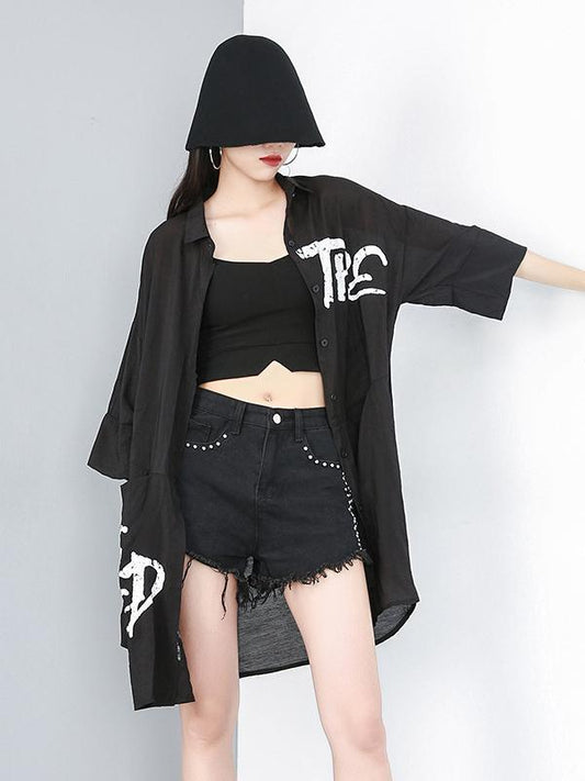 Loose Irregular Light Sun-proof Tops