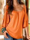 8 Color Half Sleeve Chic Tops