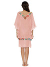 Falbala Batwing Sleeves Beach Cover-Up