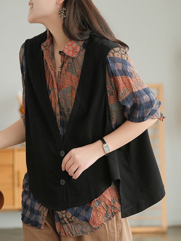 Fashion Long Sleeves Geometric Printed Blouses Top