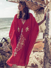 Printed Beach Kaftan Cover-up