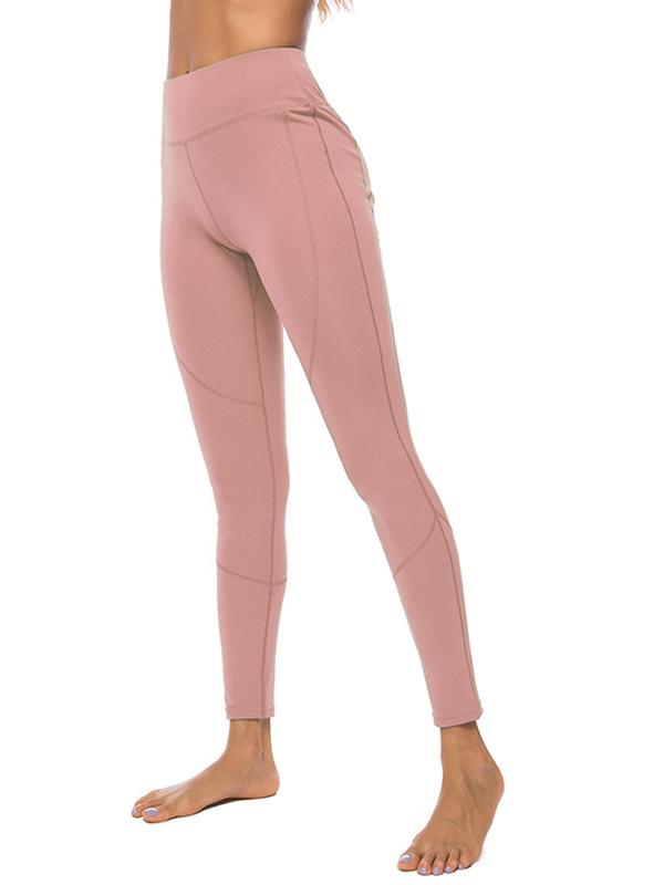 Solid High Waist Leggings