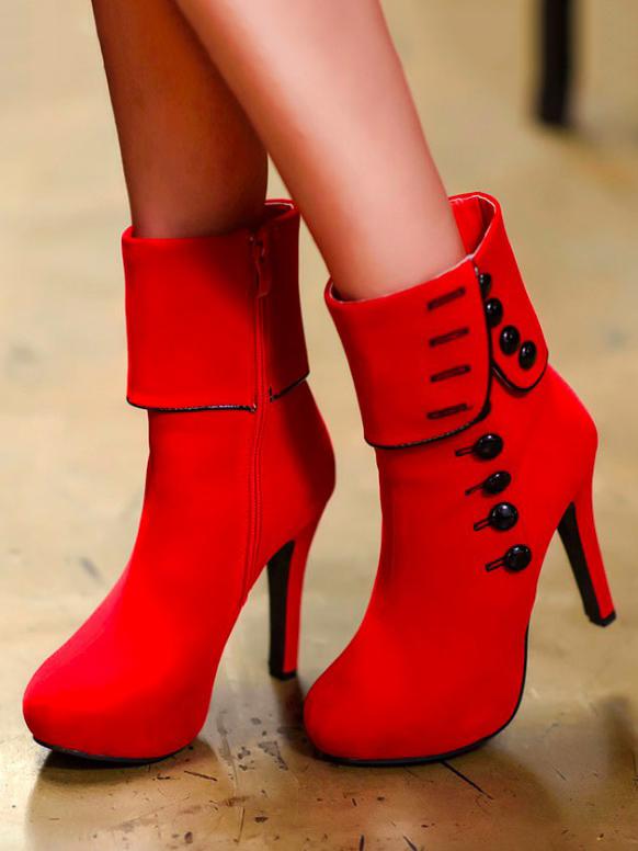 Fashion High Heel Boots Shoes