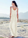 Hollow Knitted Beach Maxi Dresses