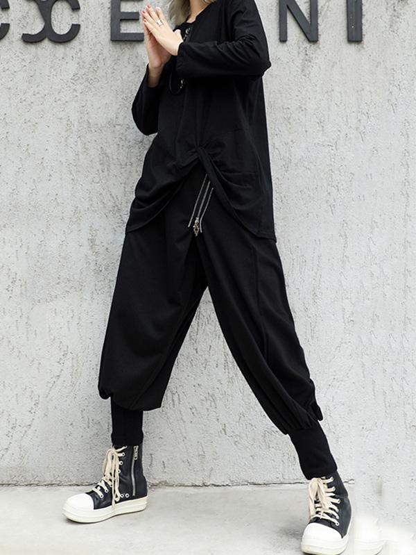 Casual Leisure Harem Pants