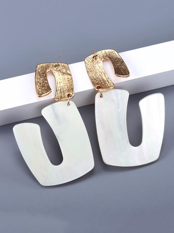 New Fashion Succinct Acrylic Earring