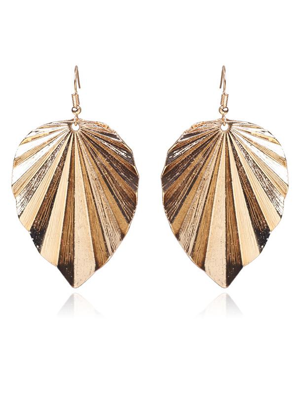 Irregular Leaf Earrings Accessories