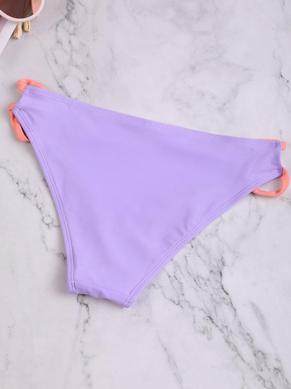 Sexy Bandage Backless Split-Joint Bikini Swimsuit