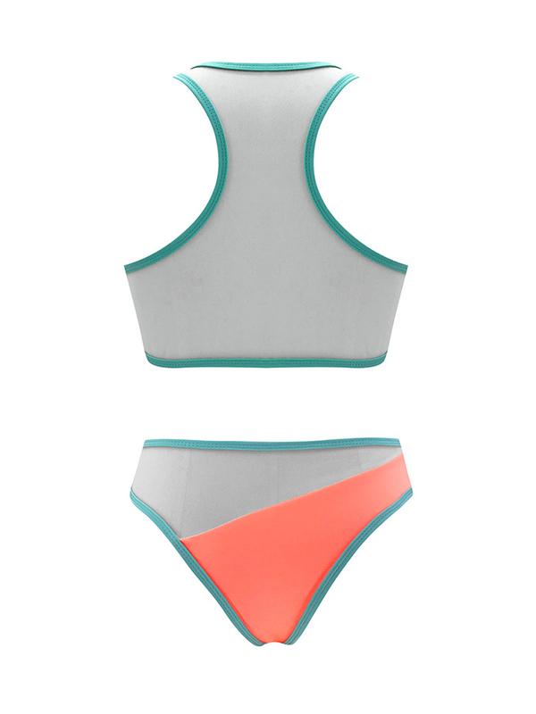 Sexy See-Through Split-Joint Seashells Split Type Bikini Swimsuit