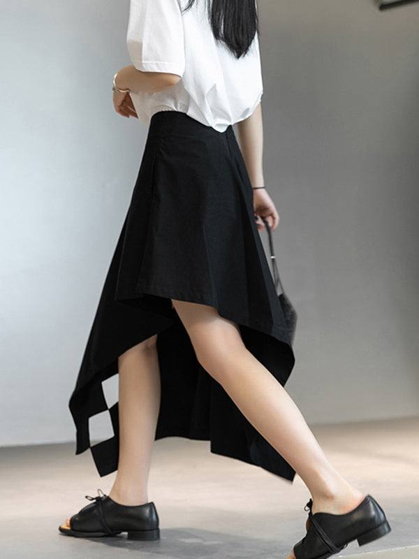 Original Hole Irregularity Empire Skirt