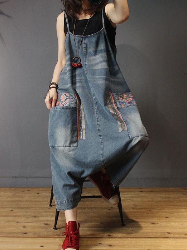 Super Casual Jeans Jumpsuit