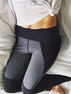 Two Tone Elastic Yoga Gym Leggings