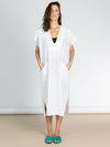 Loose Jacquard V-neck Cover-ups