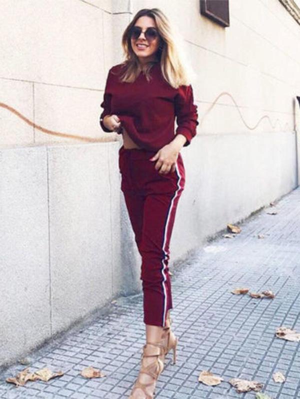 Long Sleeve Hoodie Casual Yoga&Gym Suits