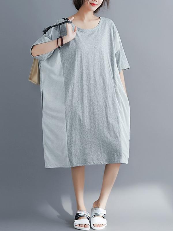 New Loose Oversize Split-joint Dress