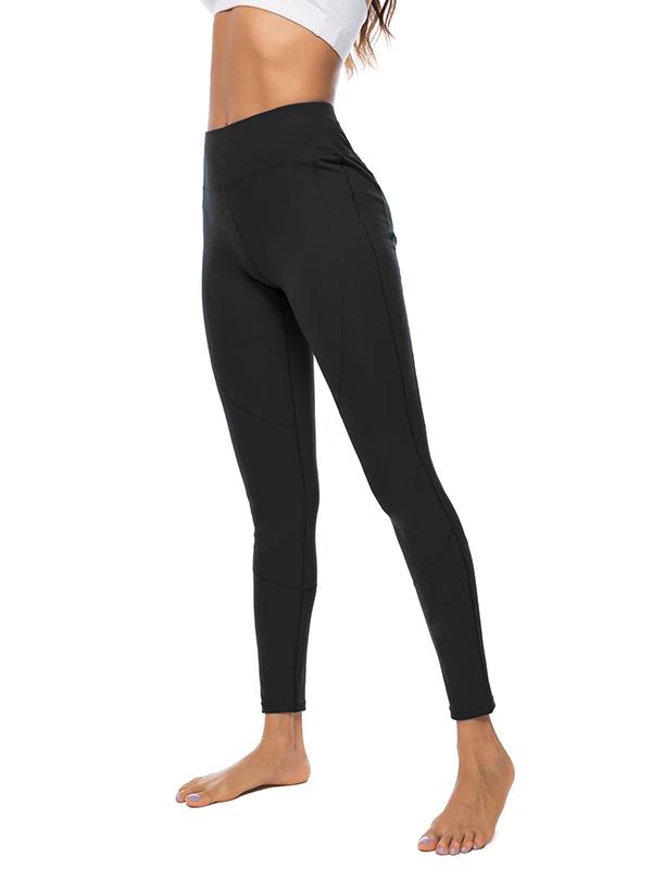 Solid High Waist Leggings