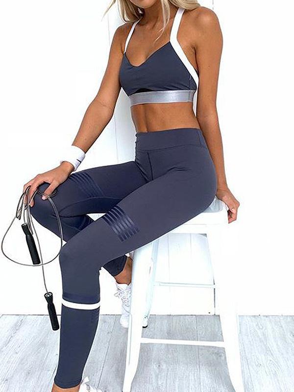 Vest Top Empire Skinny Leg Tank And Yoga Suit