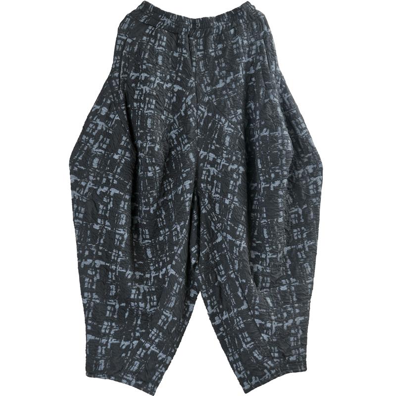 Buykud Autumn Winter Loose Jacquard Harem Pants