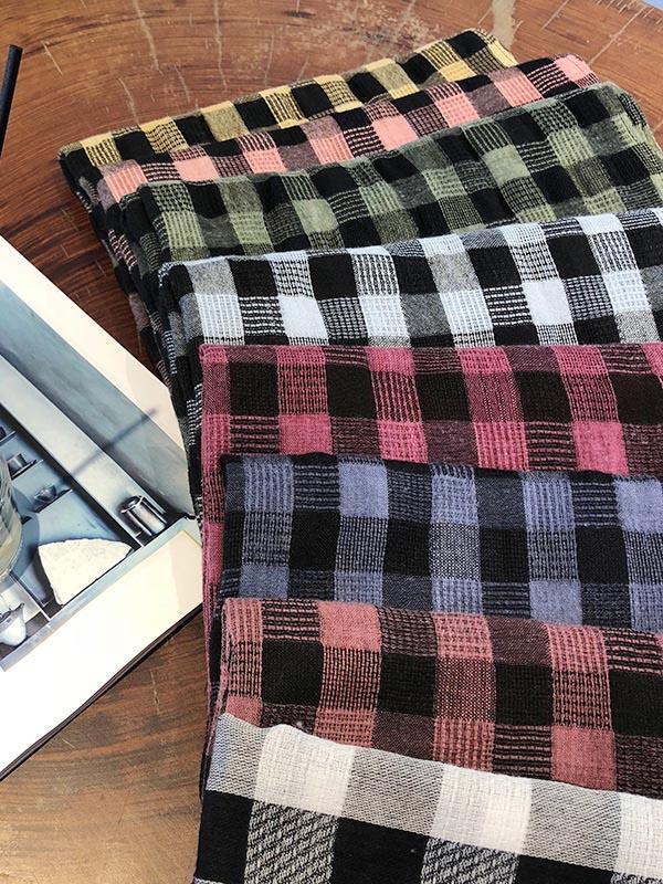 Colorful Plaid Comfortable Shawl Scarf