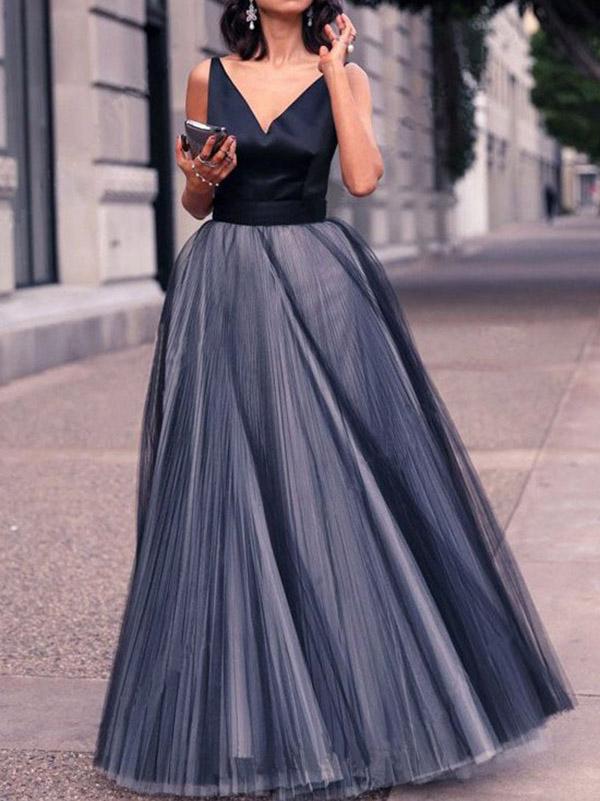 Bohemia V-Neck Maxi Evening Dress