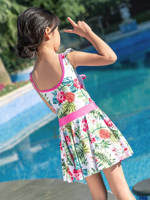 AONIHUA Princess Dress Floral Swimwear