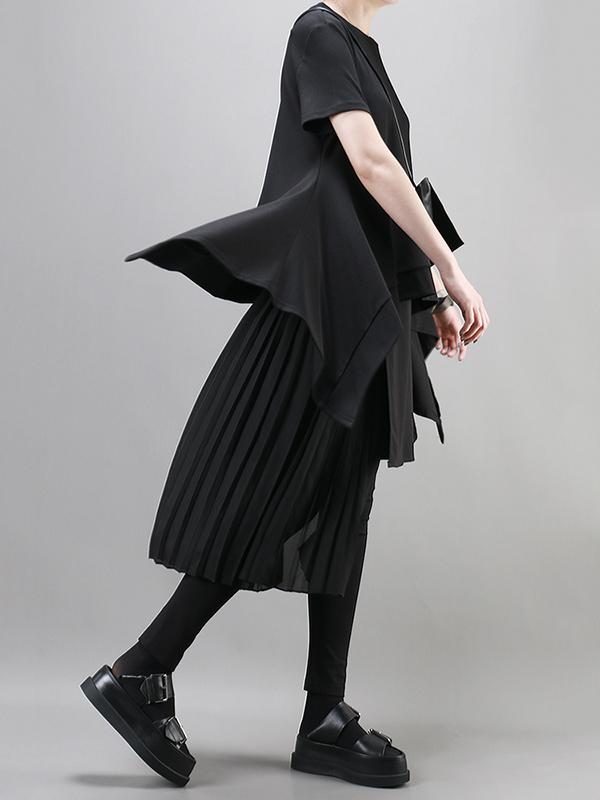 Casual Irregular Long T-shirt