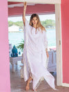 Tasseled Loose Plus Size Beach Cover-ups Swimwear