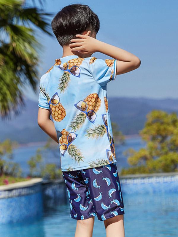 AONIHUA Pineapple Little Boy Swimwear