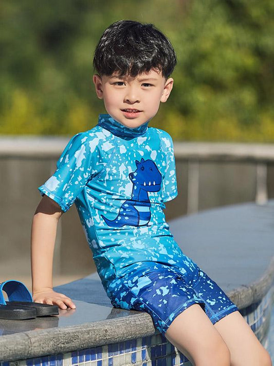 AONIHUA Dinosaur Printed Little Boy Swimwear