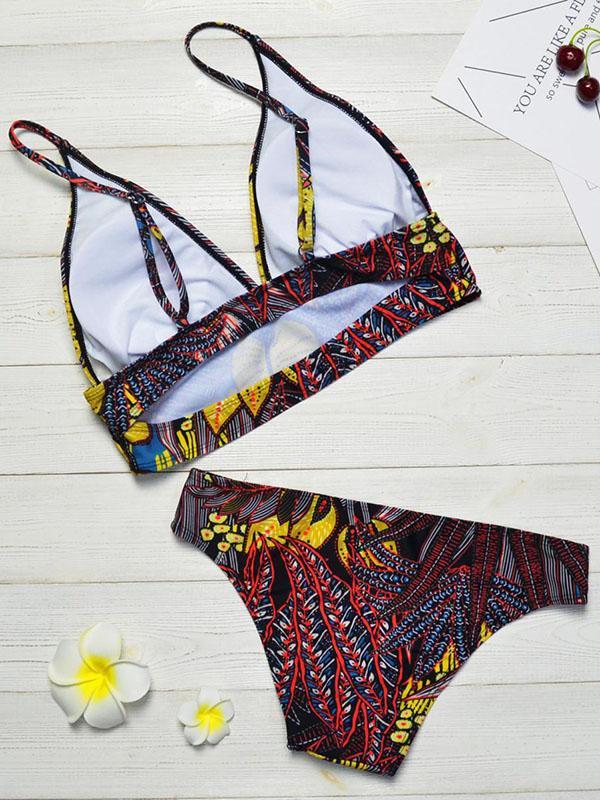 National Printed Bikinis Swimwear