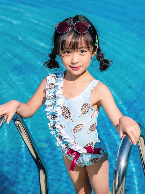 AONIHUA Bowknot Lovely Princess Swimwear