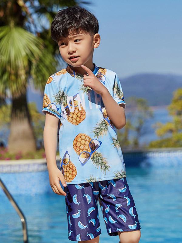 AONIHUA Pineapple Little Boy Swimwear