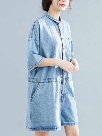 2019 Summer New Fashion Denim Rompers