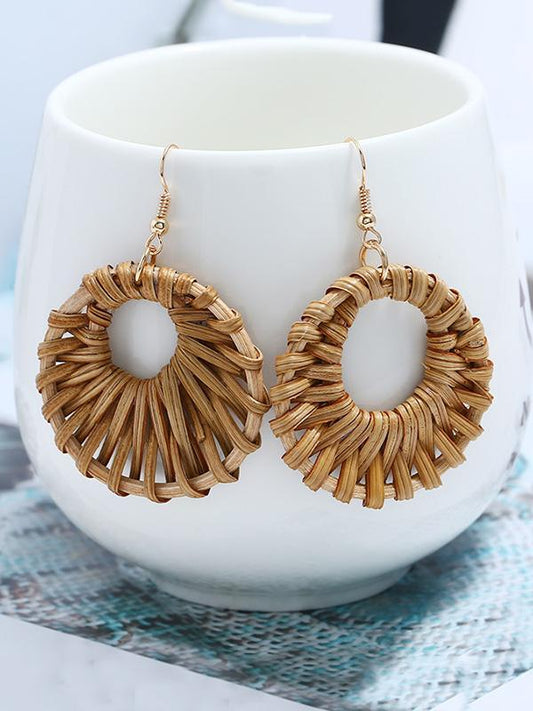 Exaggerated Bamboo Earring Accessories