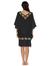 Falbala Batwing Sleeves Beach Cover-Up