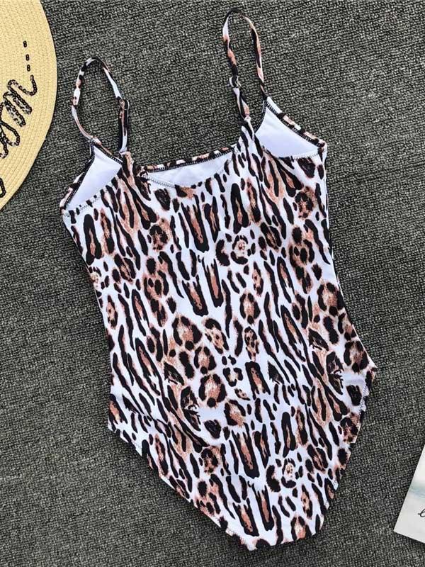 Leopard Bohemia Sexy One-piece Swimwear