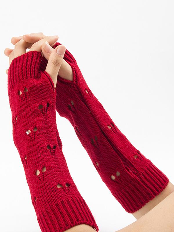 Knitted Hollow 6 Colors Sleevelet Accessories